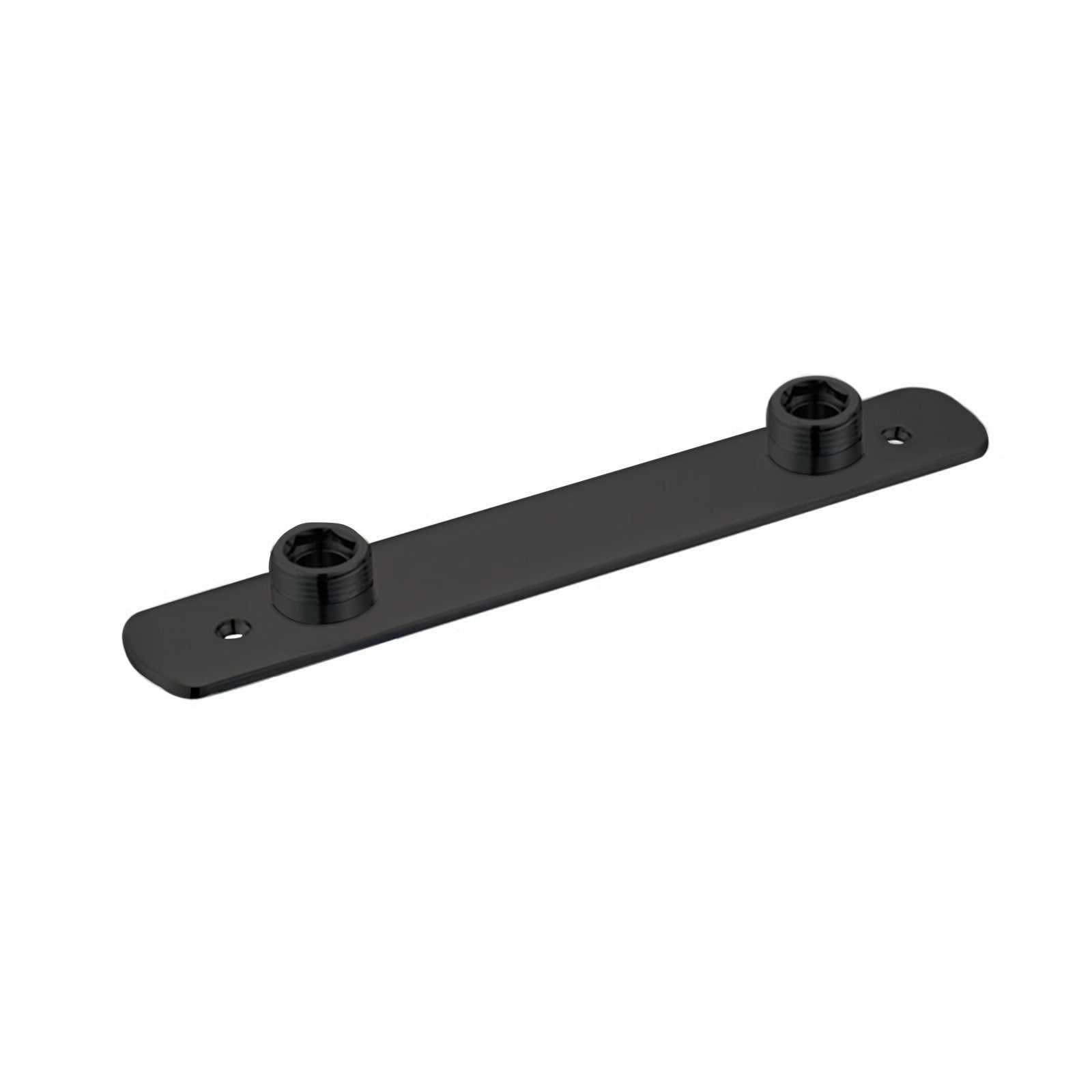 Black Wall Easy Fixing Plate Kit for Bar Shower Valves