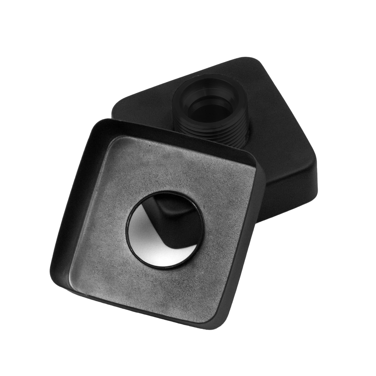 Square Wall Mounted Fitting Kit Black For Shower Mixer Valve & Taps