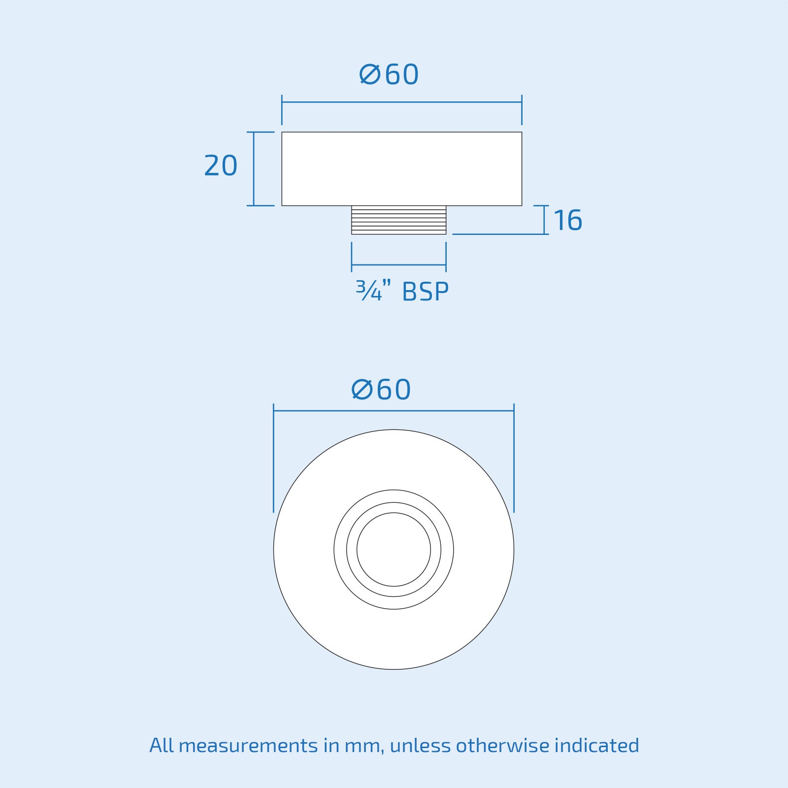 Round Wall Mounted Fitting Kit Black For Shower Mixer Valve & Taps