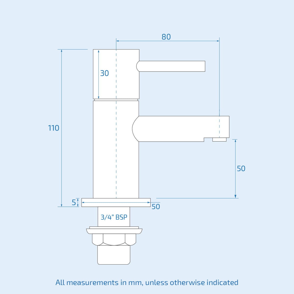 Marc Modern Chrome Deck Mounted Hot & Cold Twin Bath Filler Taps