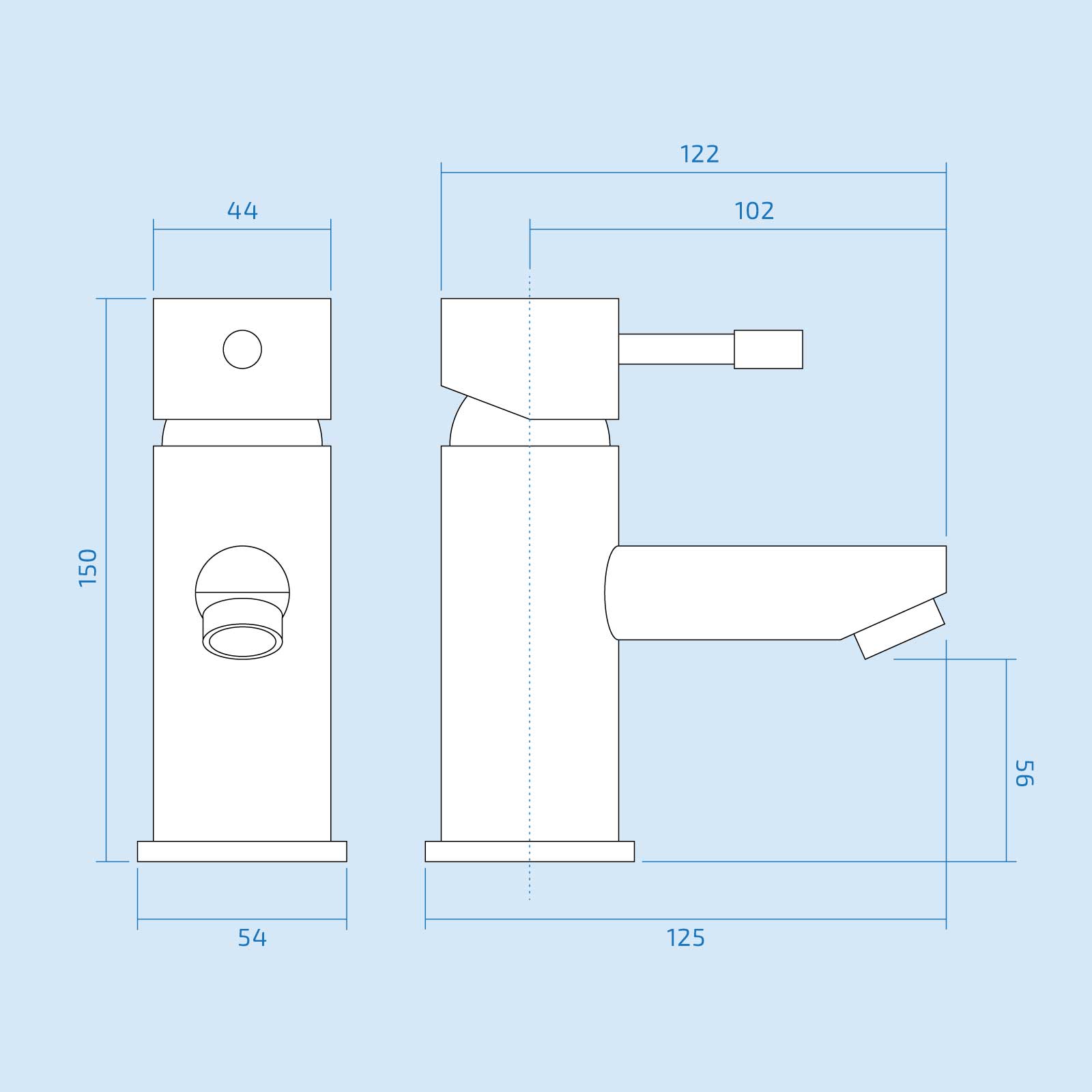 Marc Cloakroom Basin Mono Mixer Tap