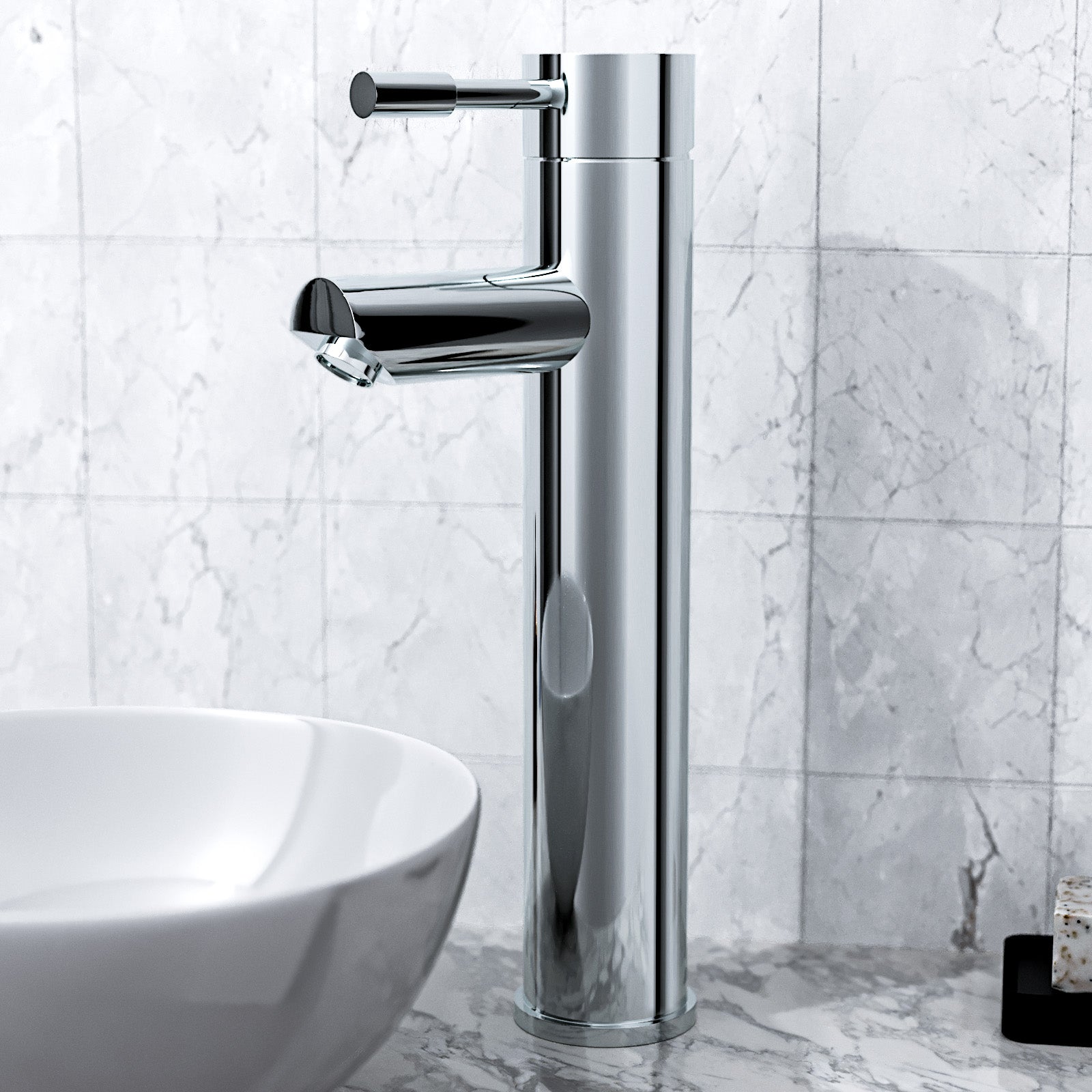 Marc High Rise Bathroom Basin Mono Mixer Tap