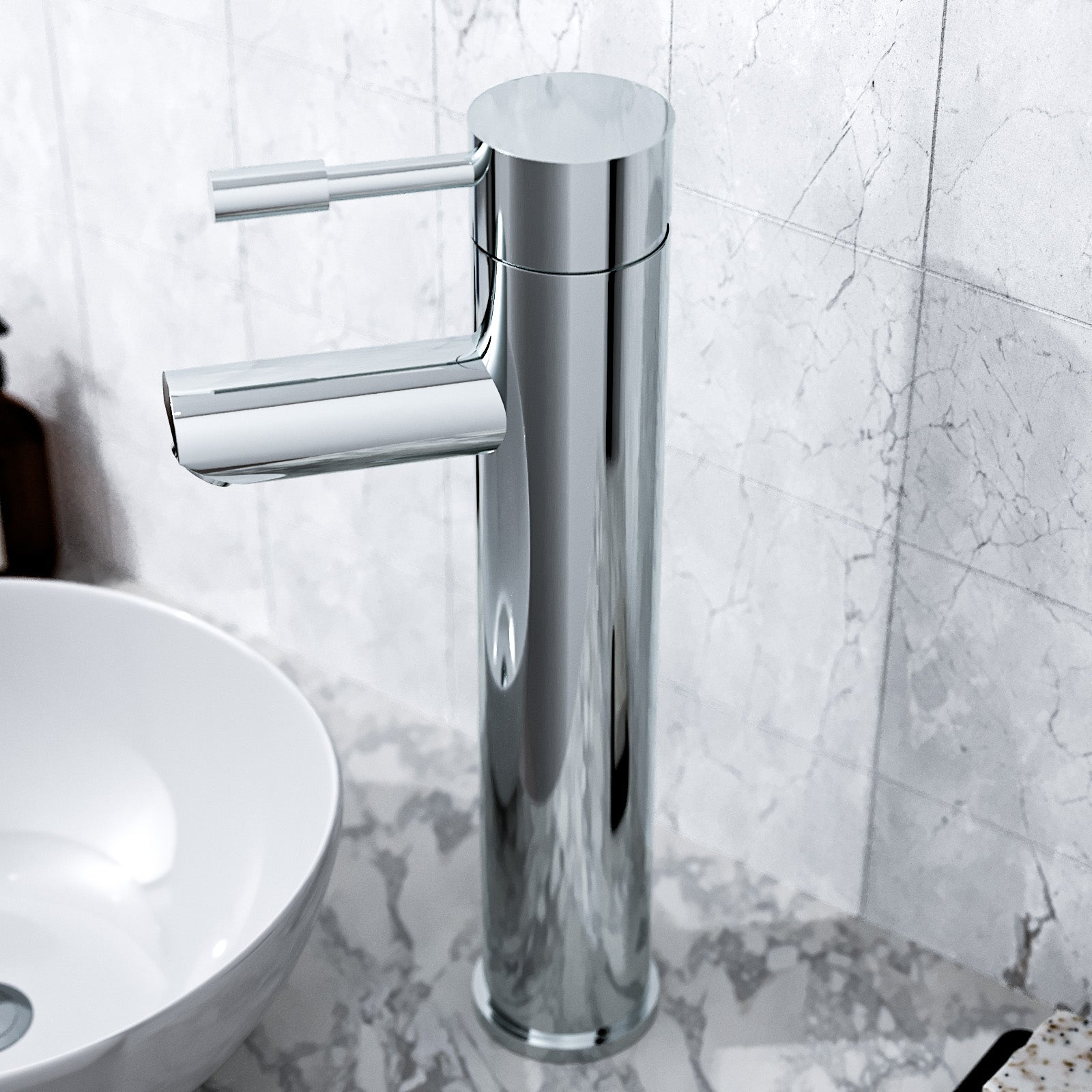 Marc High Rise Bathroom Basin Mono Mixer Tap