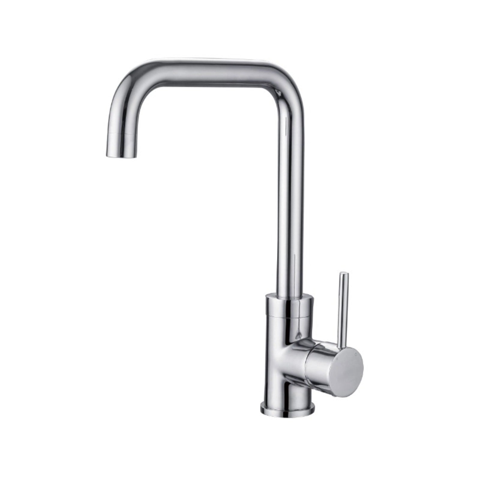 Hexa Single Lever Kitchen Mixer Sink Monobloc Tap Chrome Round Swivel