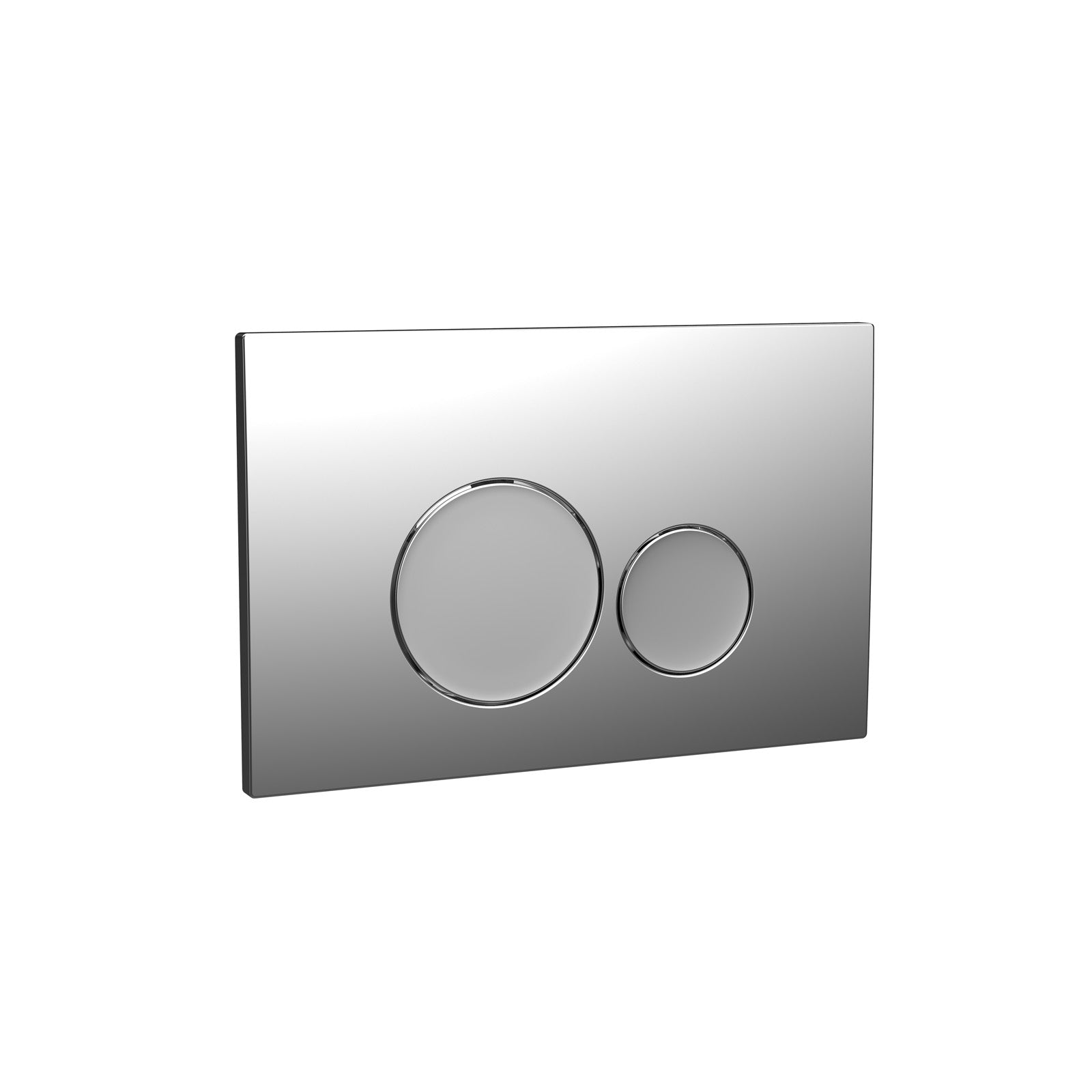 Wall Hung 1.13m Toilet Cistern Frame with Chrome Round Button Flush Plate