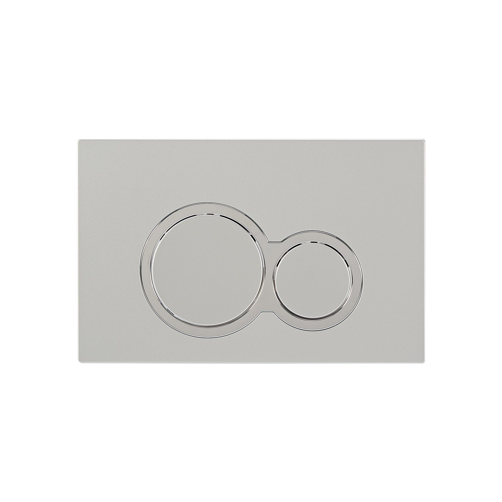 Wall Hung 1.13m Toilet Cistern Frame with Modern Chrome Round Button Flush Plate