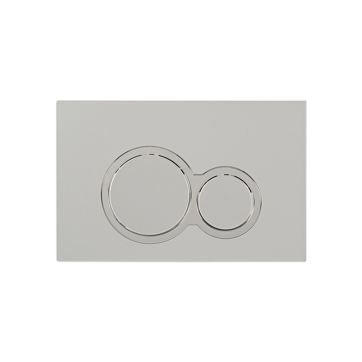 Wall Hung 1.13m Toilet Cistern Frame with Modern Chrome Round Button Flush Plate