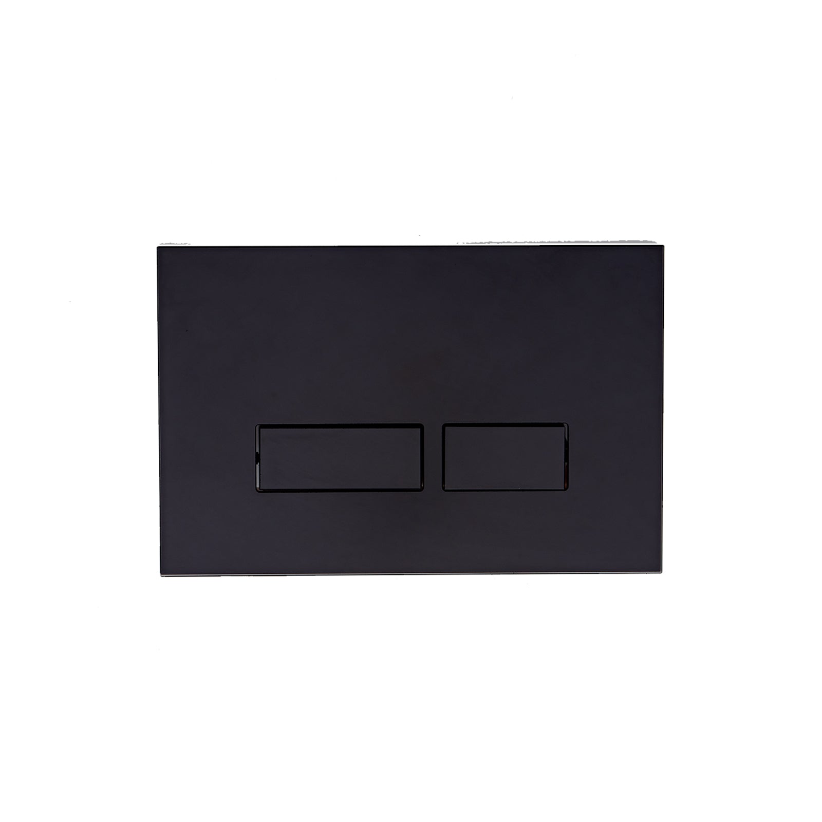 Matt Black Square Dual Flush Plate