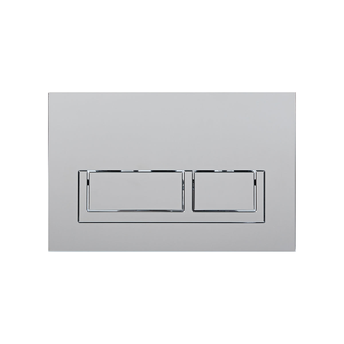 Wall Hung 1.13m Toilet Cistern Frame with Chrome Button Flush Plate