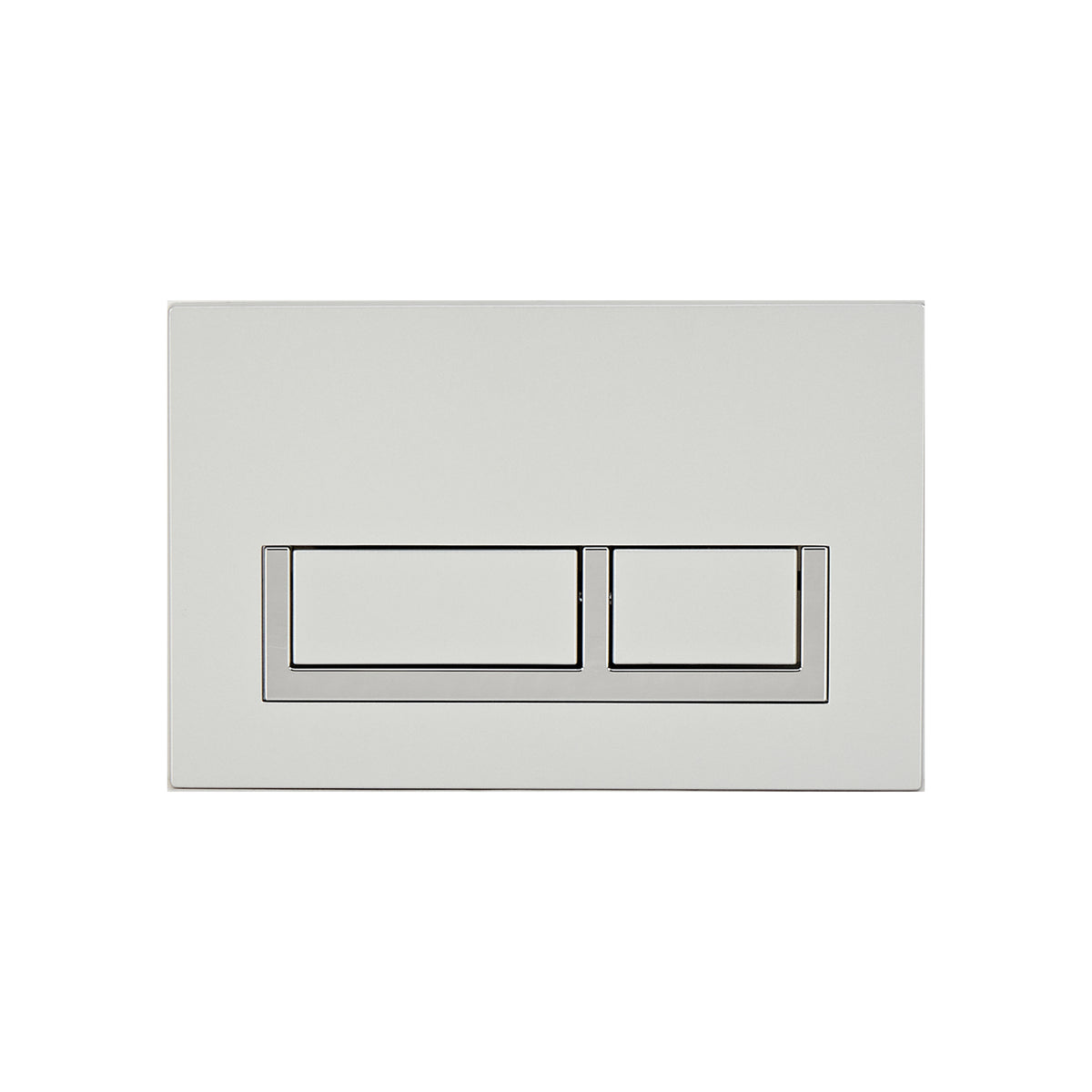 Wall Hung 1.13m Toilet Cistern Frame with Modern Chrome Button Flush Plate