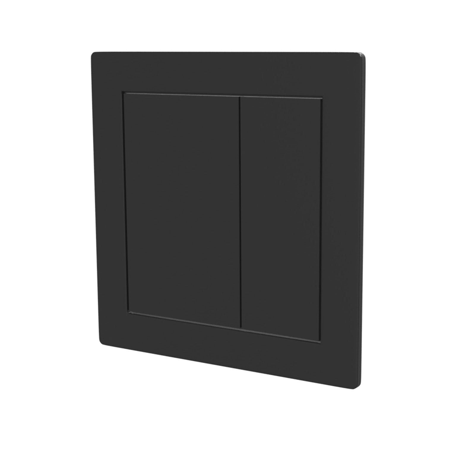 Matt Black Square WC Push Button