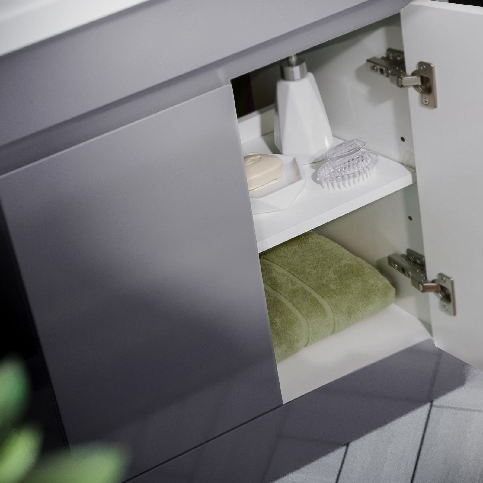 Alaska Steel Grey 500mm Freestanding Basin Vanity Unit & Close Coupled Toilet