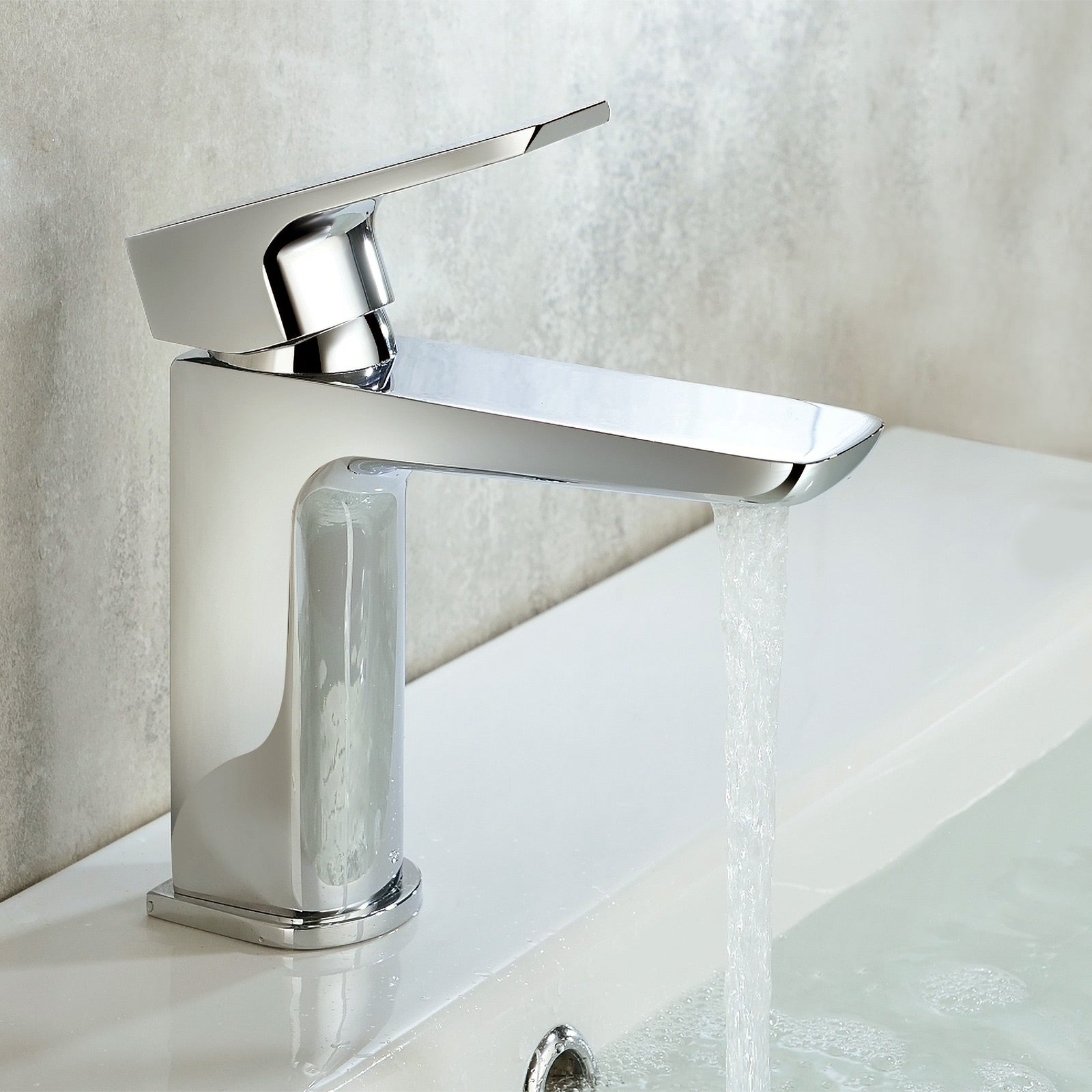 Astra Modern Chrome Cloakroom Basin Sink Mono Mixer Tap