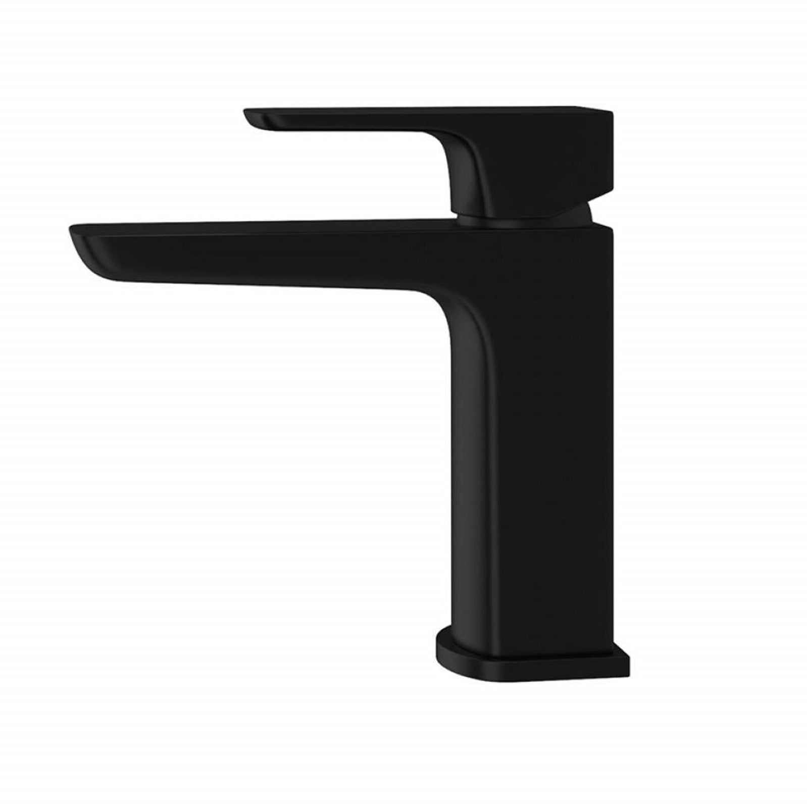 Astra Modern Matte Black Cloakroom Basin Single Lever Tap