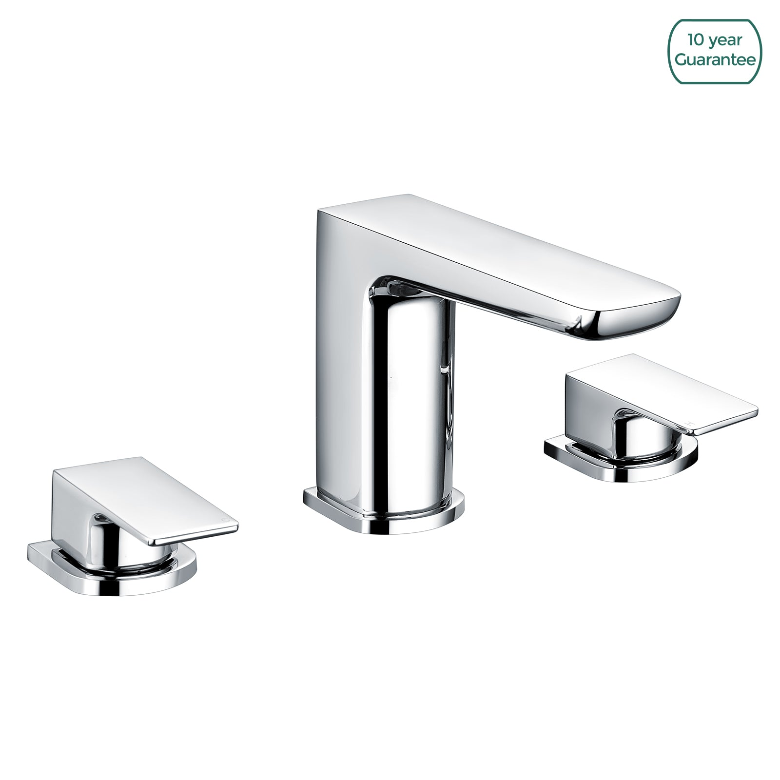 Astra Designer Chrome Bath Tub Filler Taps Basin Mixer 3 Tap Hole Deck Mounted