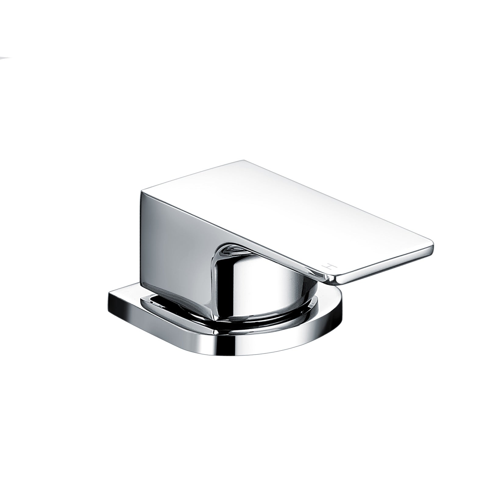 Astra Contemporary Chrome Deck Mounted Bath Filler Tap With Shower Handset