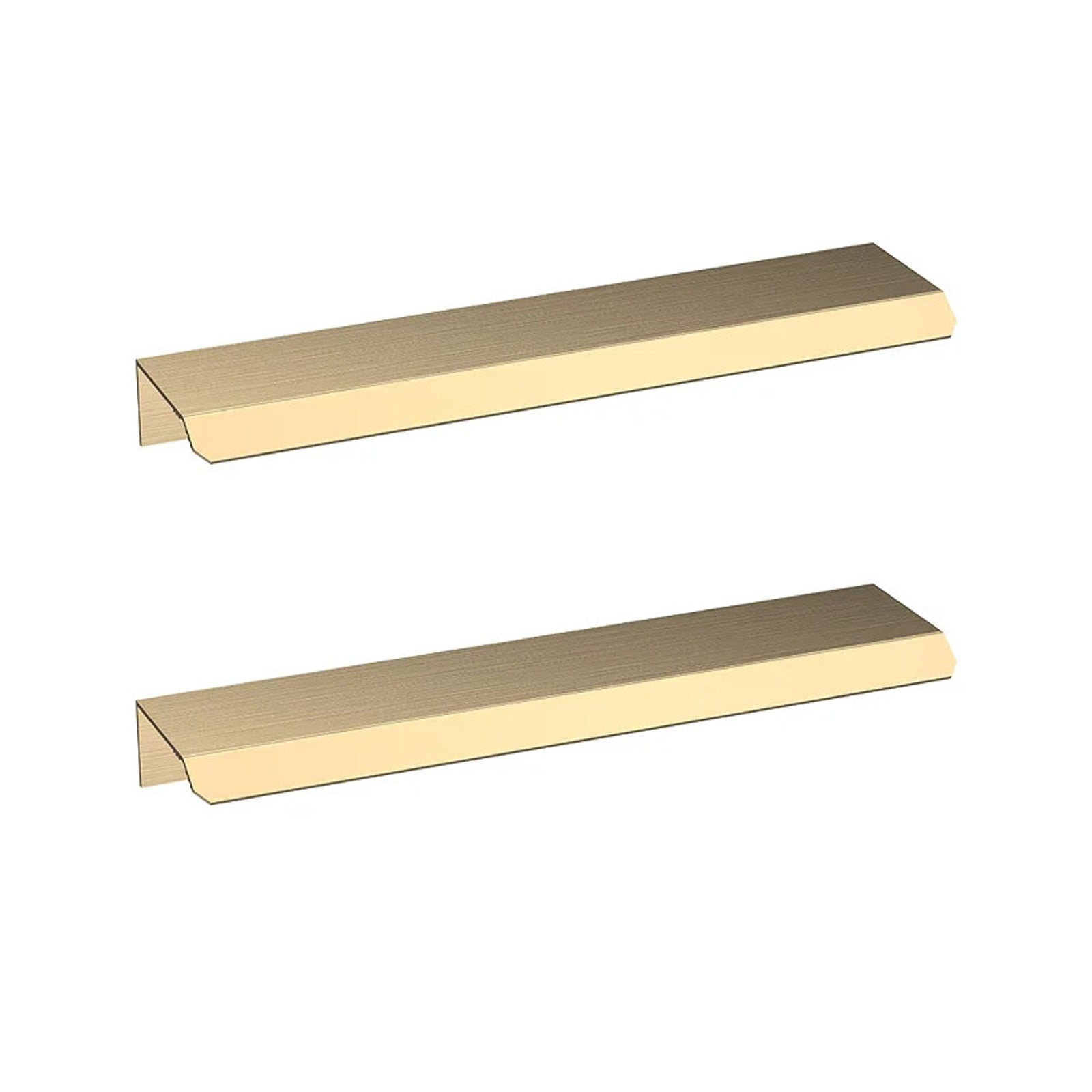 Bretford Brushed Brass Handles for Vanity With Fixing (Pair)