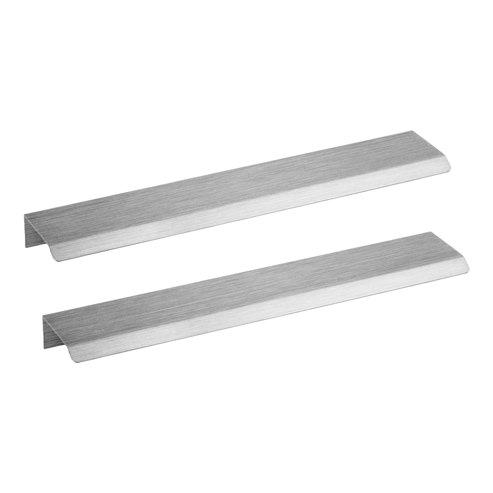 Bretford Brushed Silver Handles for Vanity With Fixing (Pair)