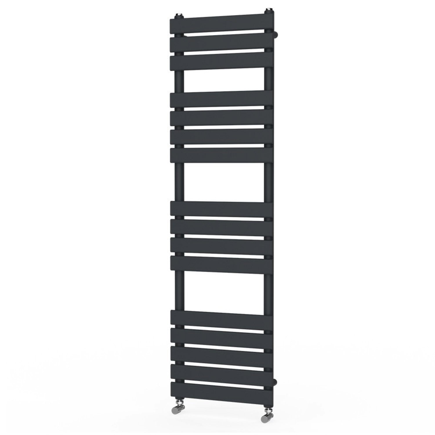 Honeywell 1600 X 500 mm Horizontal Straight Black Towel Rail Radiator