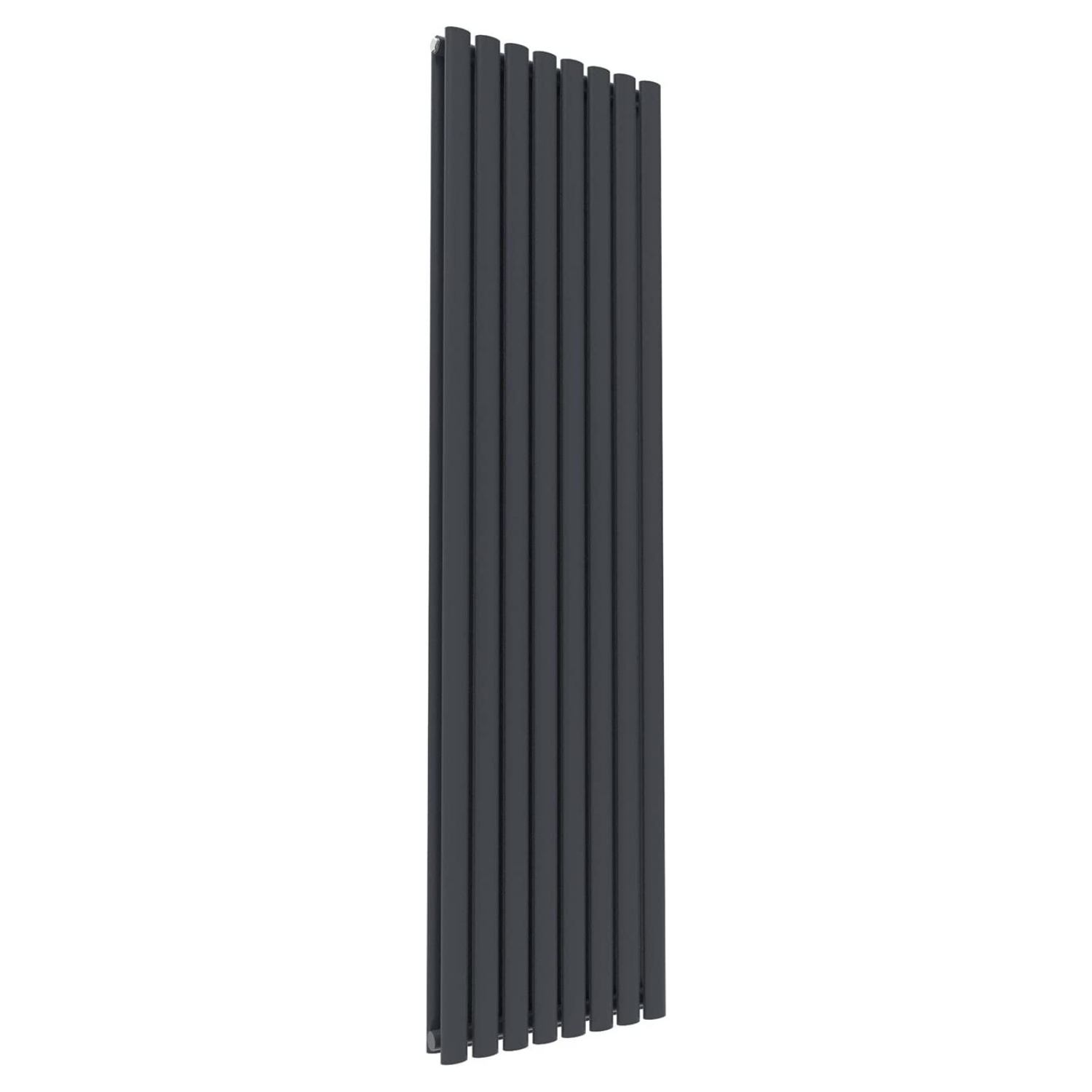 Honeywell 1800 X 480 mm Vertical Double Oval Tube Dark Grey Anthracite Designer Radiator