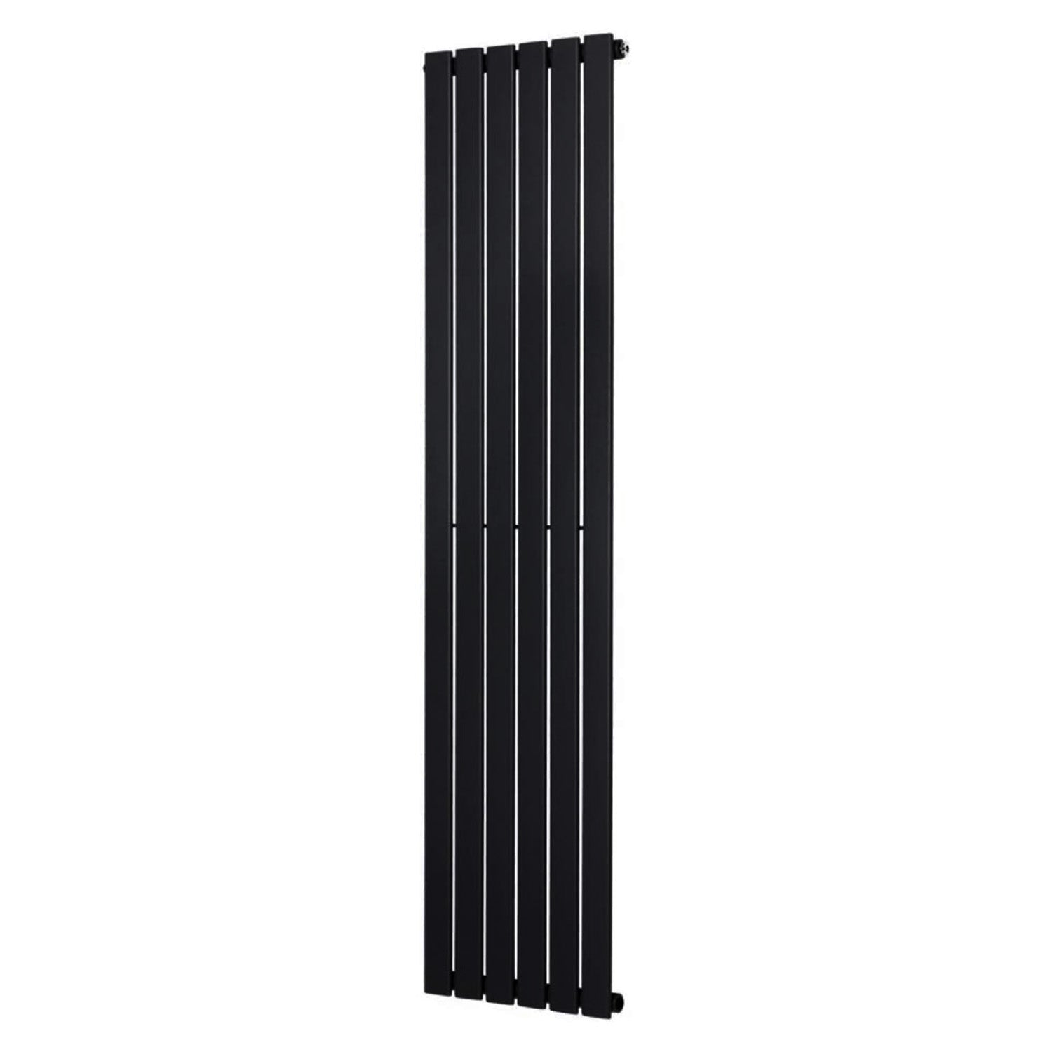 Designer Radiator 1800 X 410 mm Vertical Single Oval Tube Black