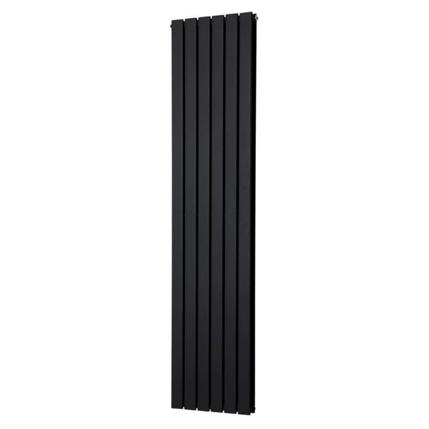 Honeywell 1800 X 410 mm Vertical Double Oval Tube Matte Black Designer Radiator