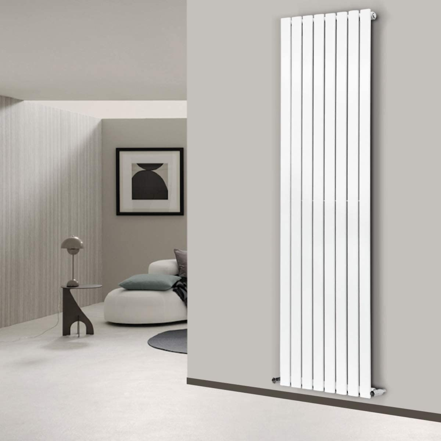 Honeywell 1800 X 546 mm Single Flat Panel White Designer Radiator