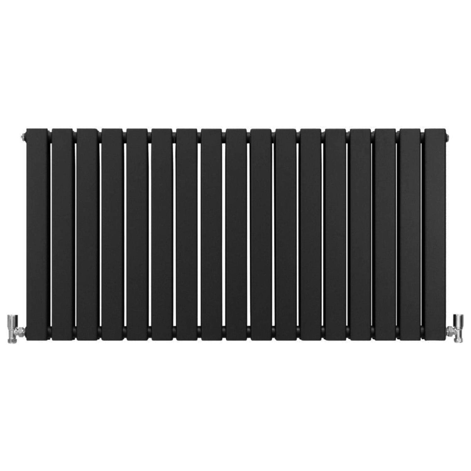 Honeywell 1158 X 600mm Double Flat Panel Matte Black Designer Radiator