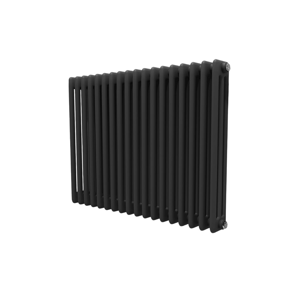 Matte Radiator Triple Column Matte Black Radiator 600 X 828 mm
