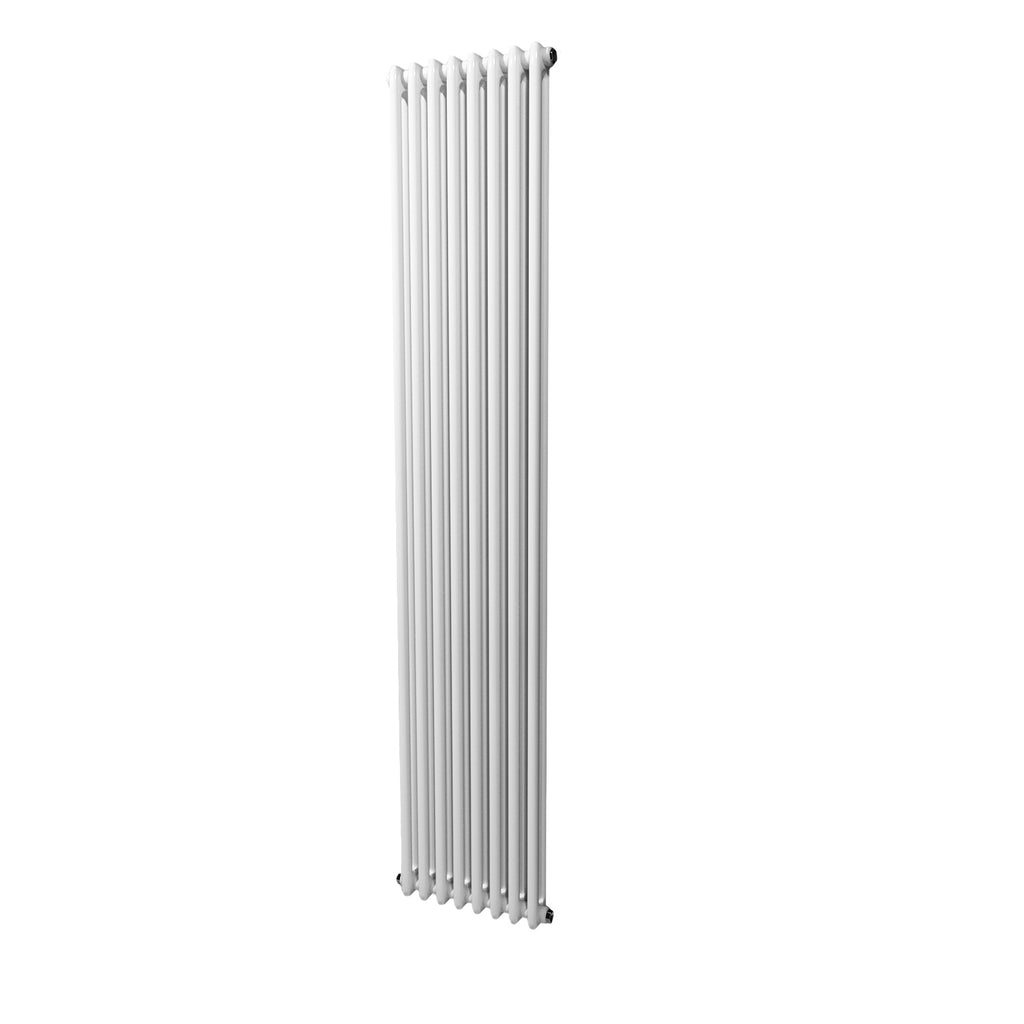 1800 High Radiator Traditional Radiator 1800 X 380 mm Vertical Double Column White