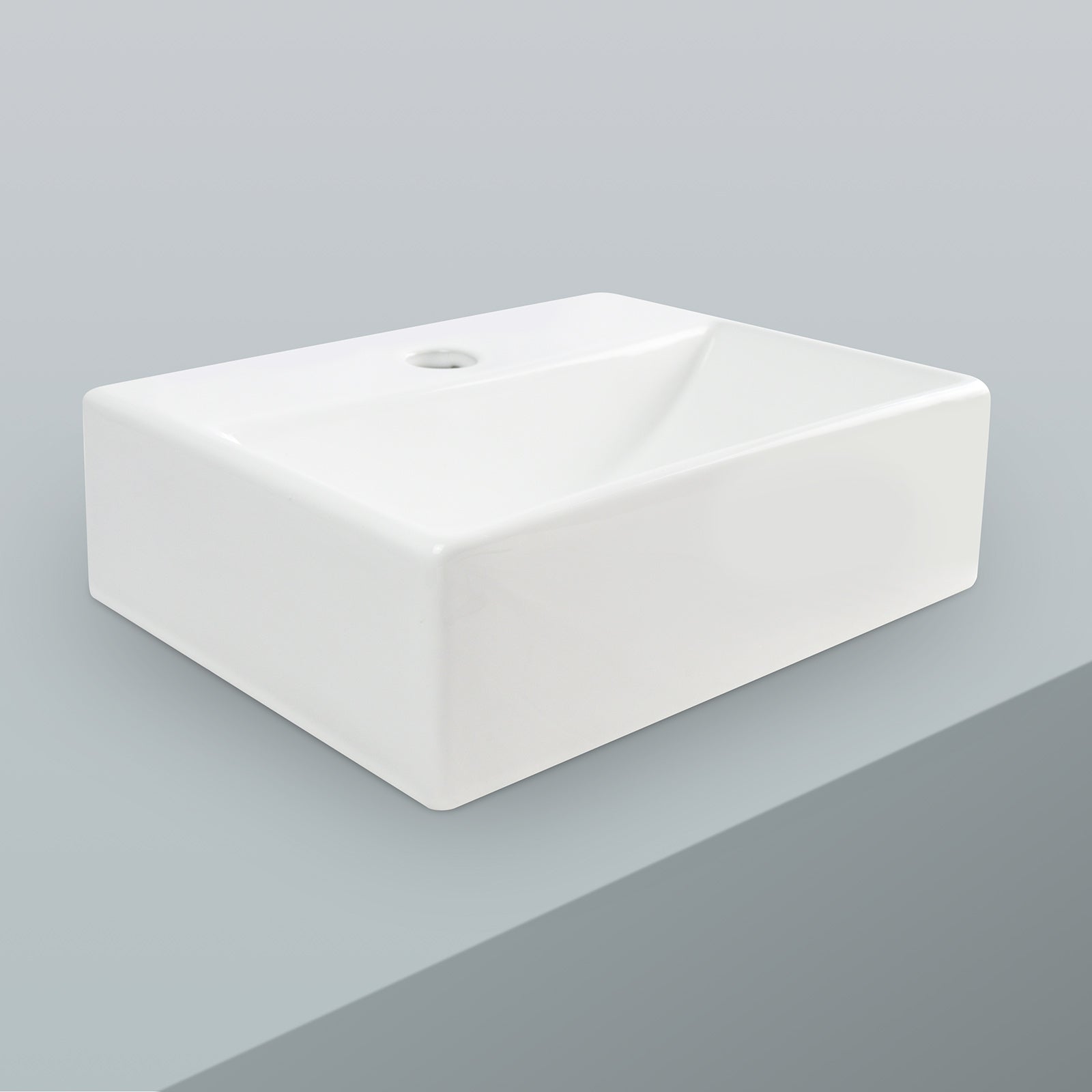 Tulla 375 x 270mm Cloakroom Rectangle Counter Top Basin Sink