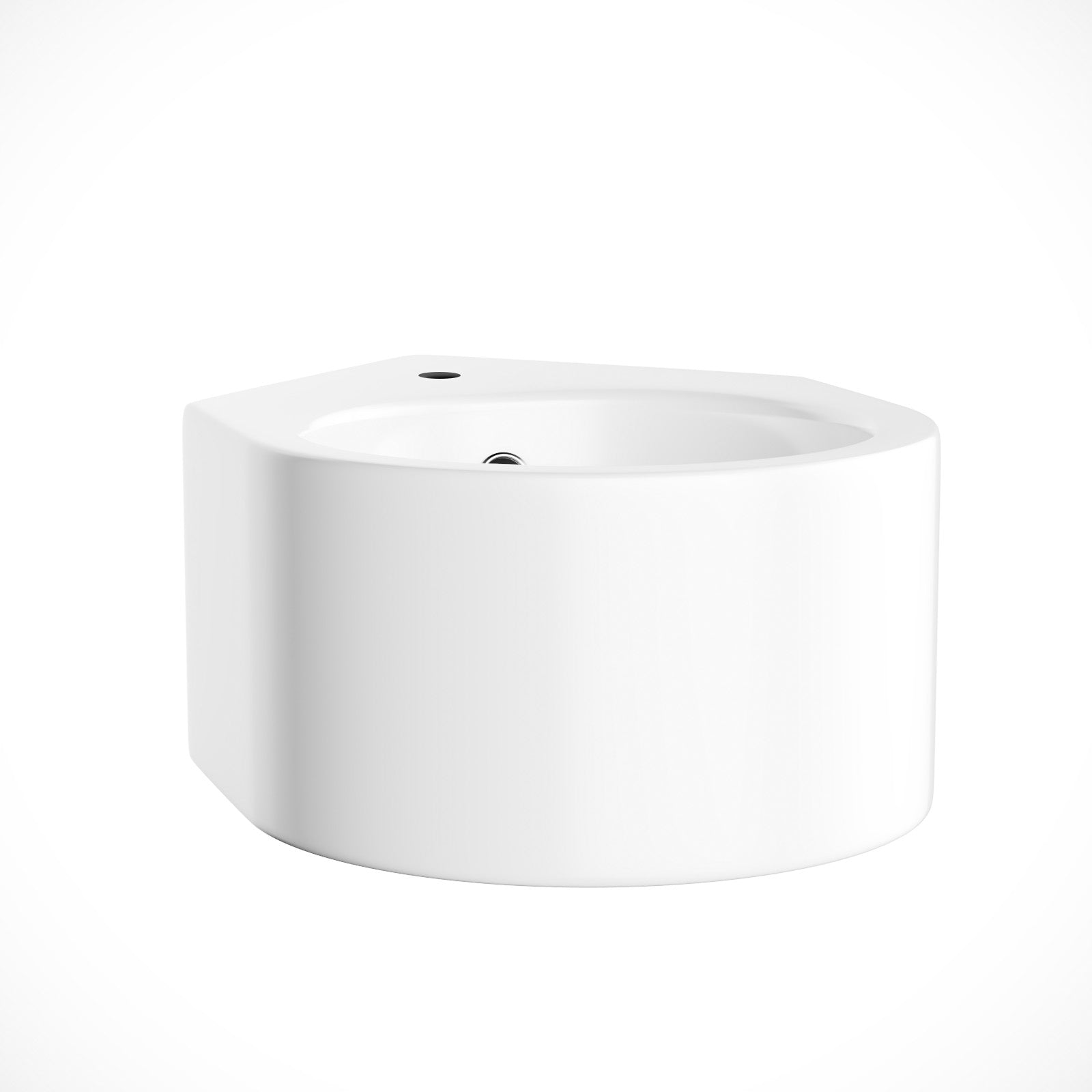 Wall Hung Cloakroom 310mm Basin with Waterfall Mono Tap & Waste