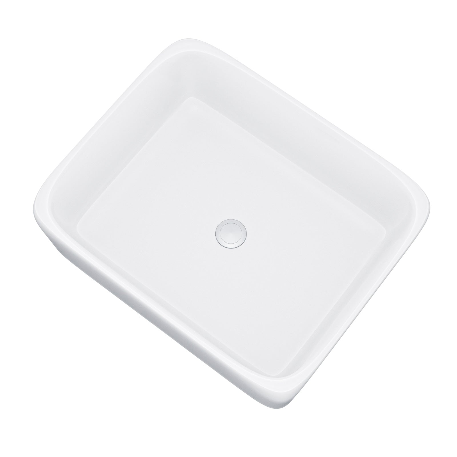 Leven Cloakroom Rectangle Counter Top Basin Bowl