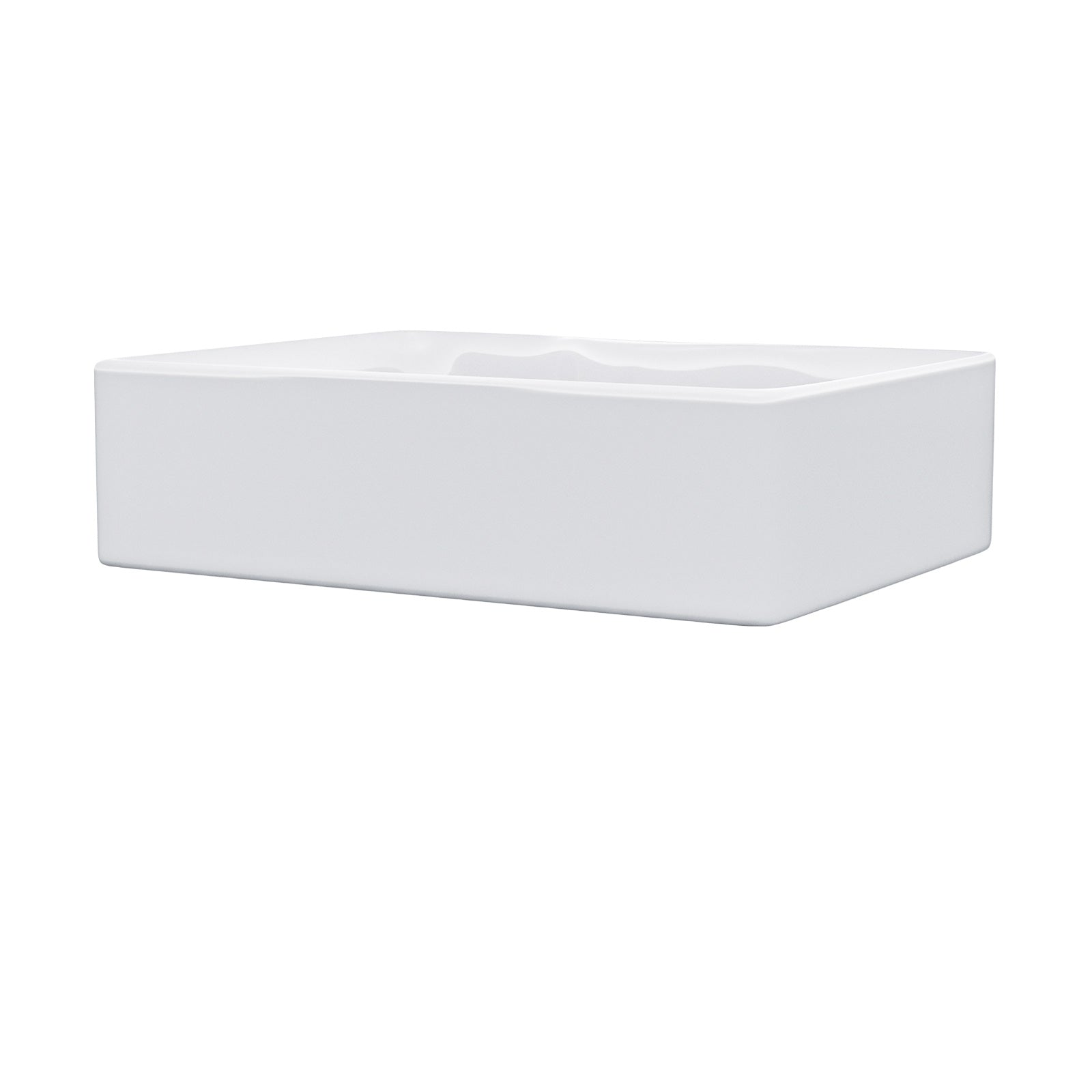 Leven 485 x 375mm Cloakroom Rectangle Counter Top with Rounded Corners