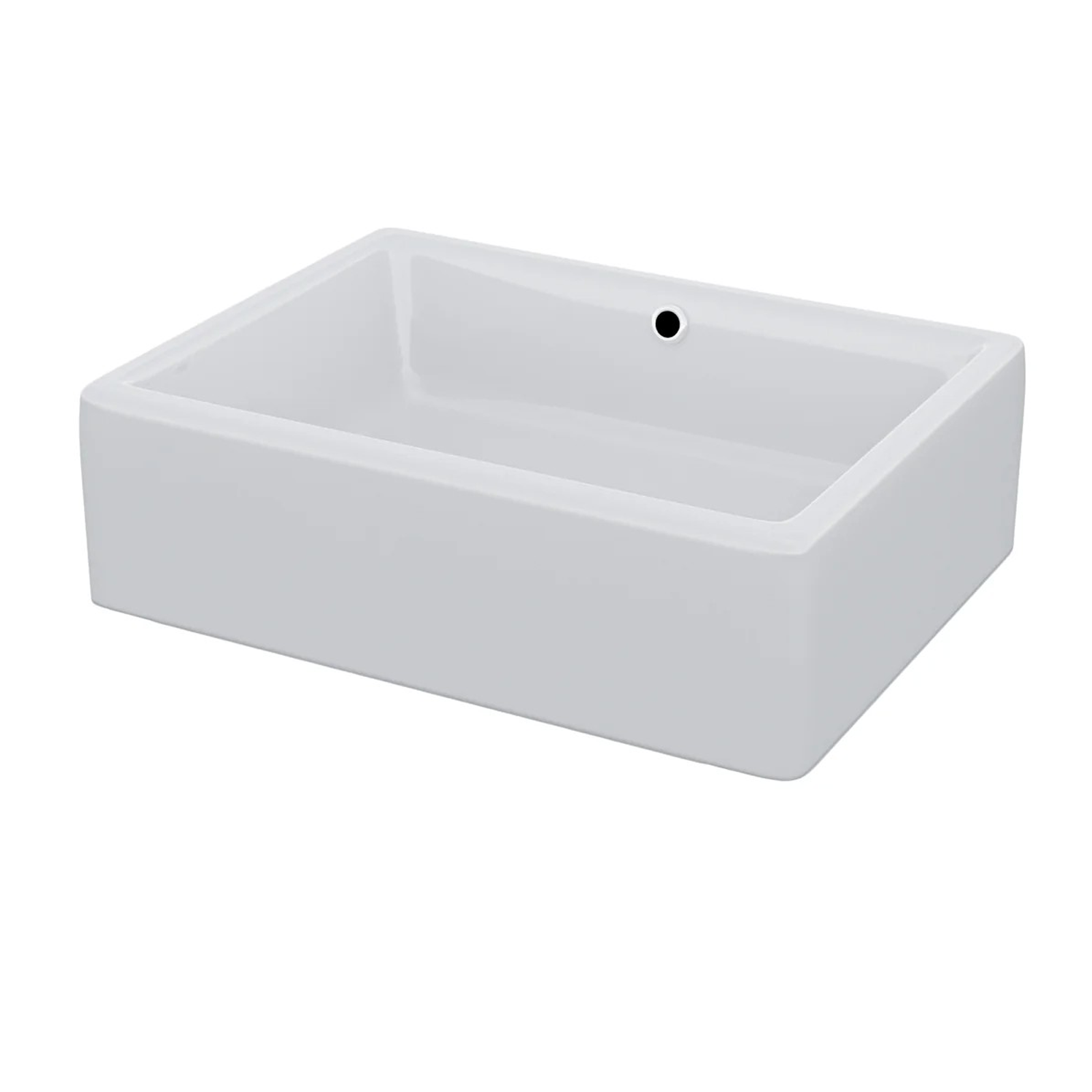Alexa Cloakroom Rimless Close Coupled Toilet & 510x360mm Rectangular Countertop Basin