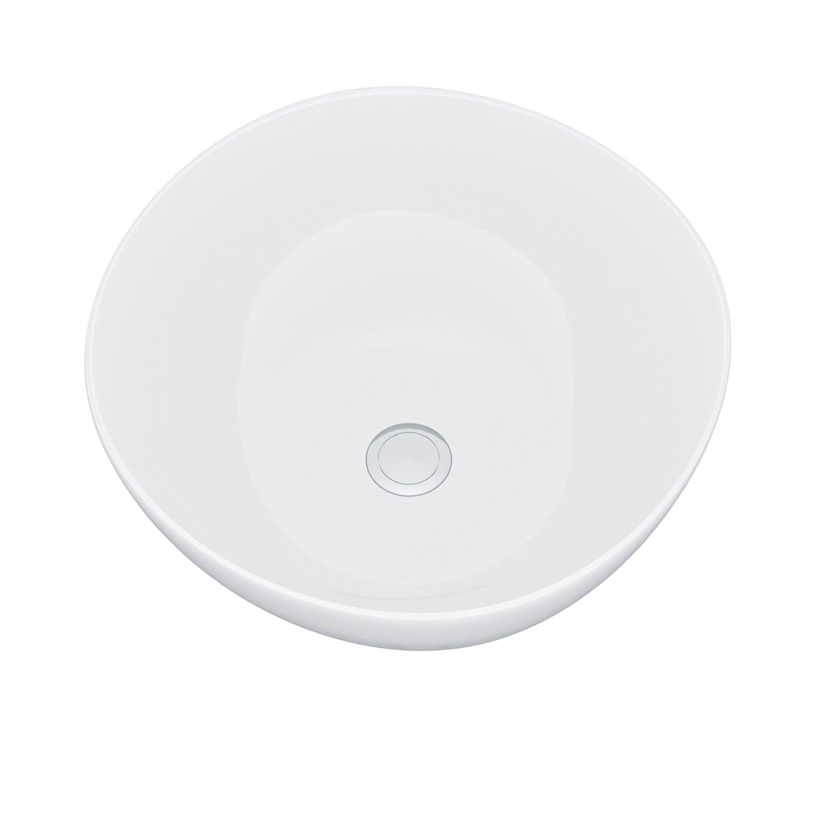 Etive 320mm Round Countertop Basin White