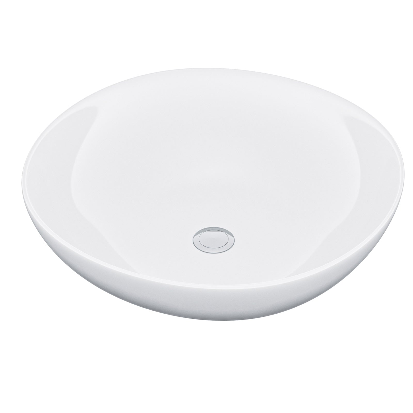 Etive 410mm Large Round Cloakroom Stand Alone Counter Top Basin Sink Bowl