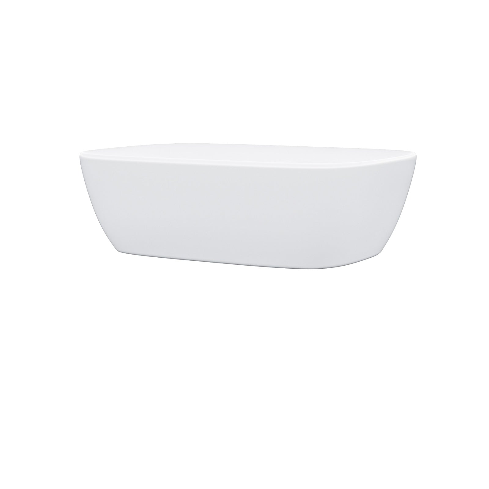 Leven Cloakroom Rectangle Stand Alone Counter Top Basin Sink Bowl