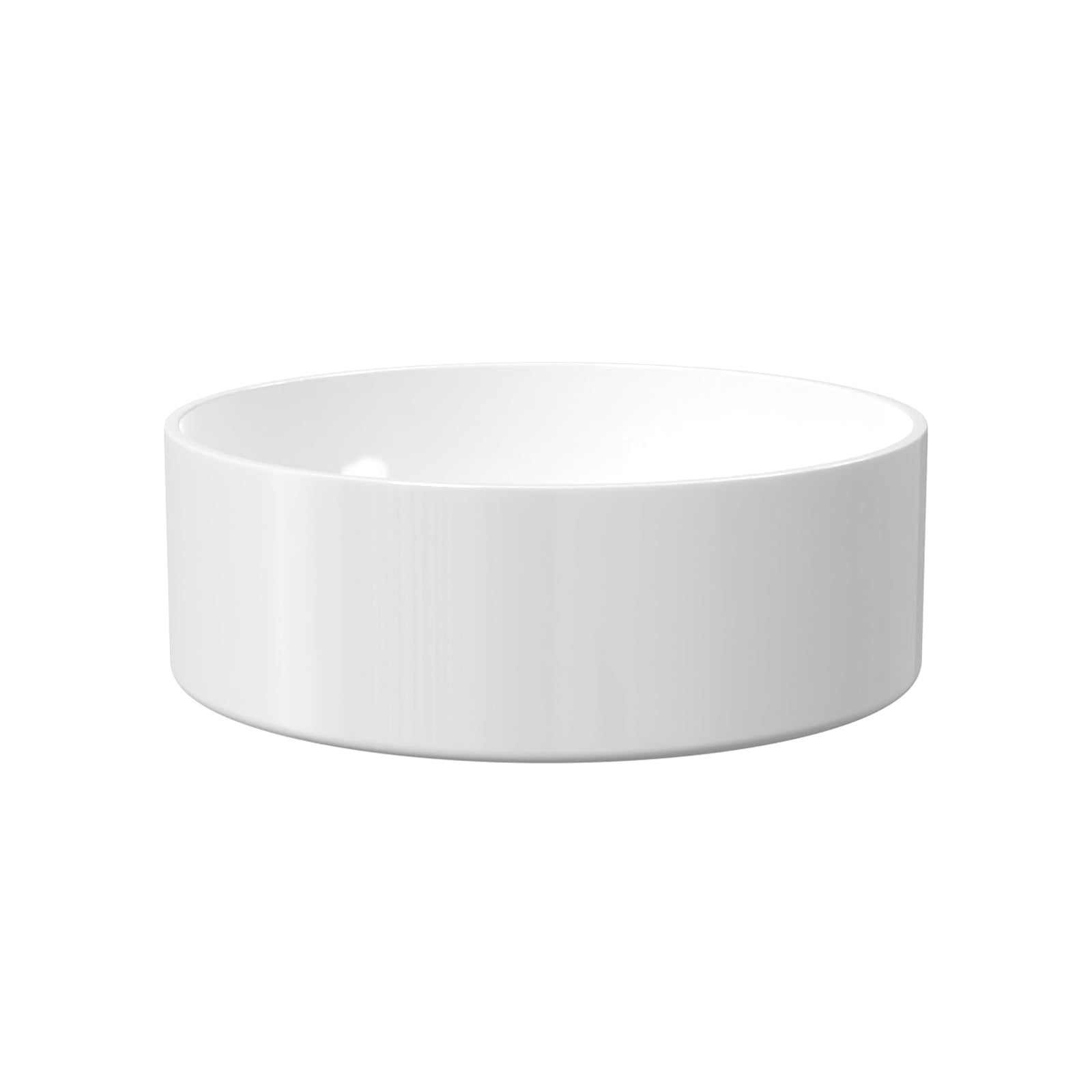 Coley 360mm Countertop Basin Round Gloss White