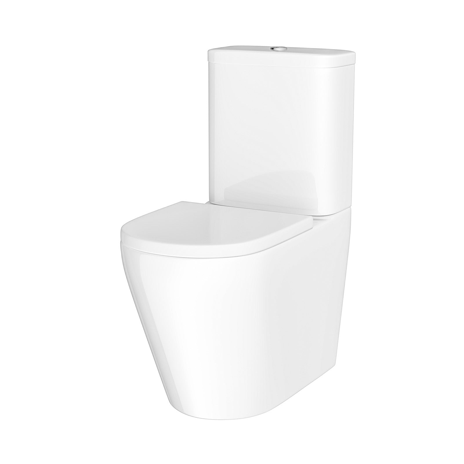 Cobley Round Comfort Height Close Coupled Cistern, Pan and Seat