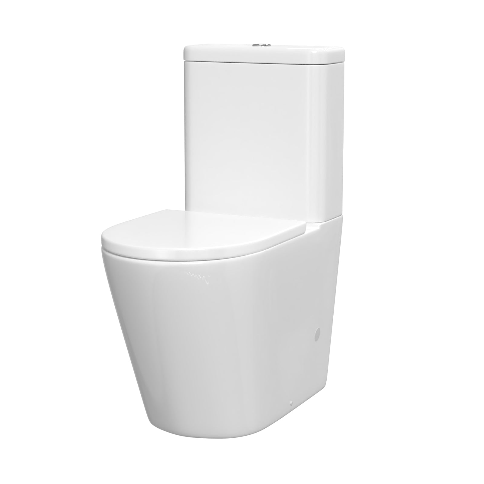Cobley Round Comfort Height Close Coupled Cistern, Pan and Seat