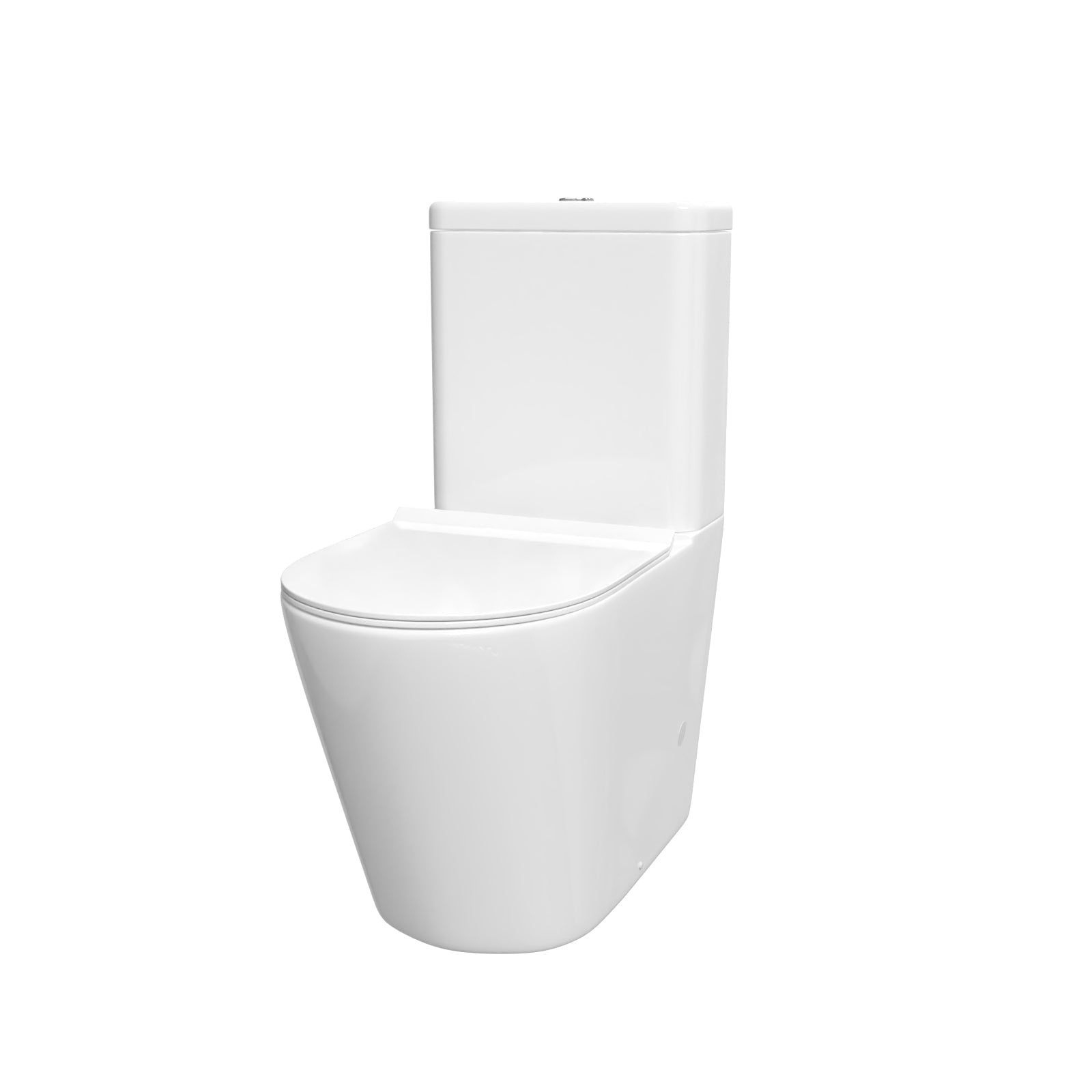 Cobley Round Comfort Height Close Coupled Cistern, Pan and Seat