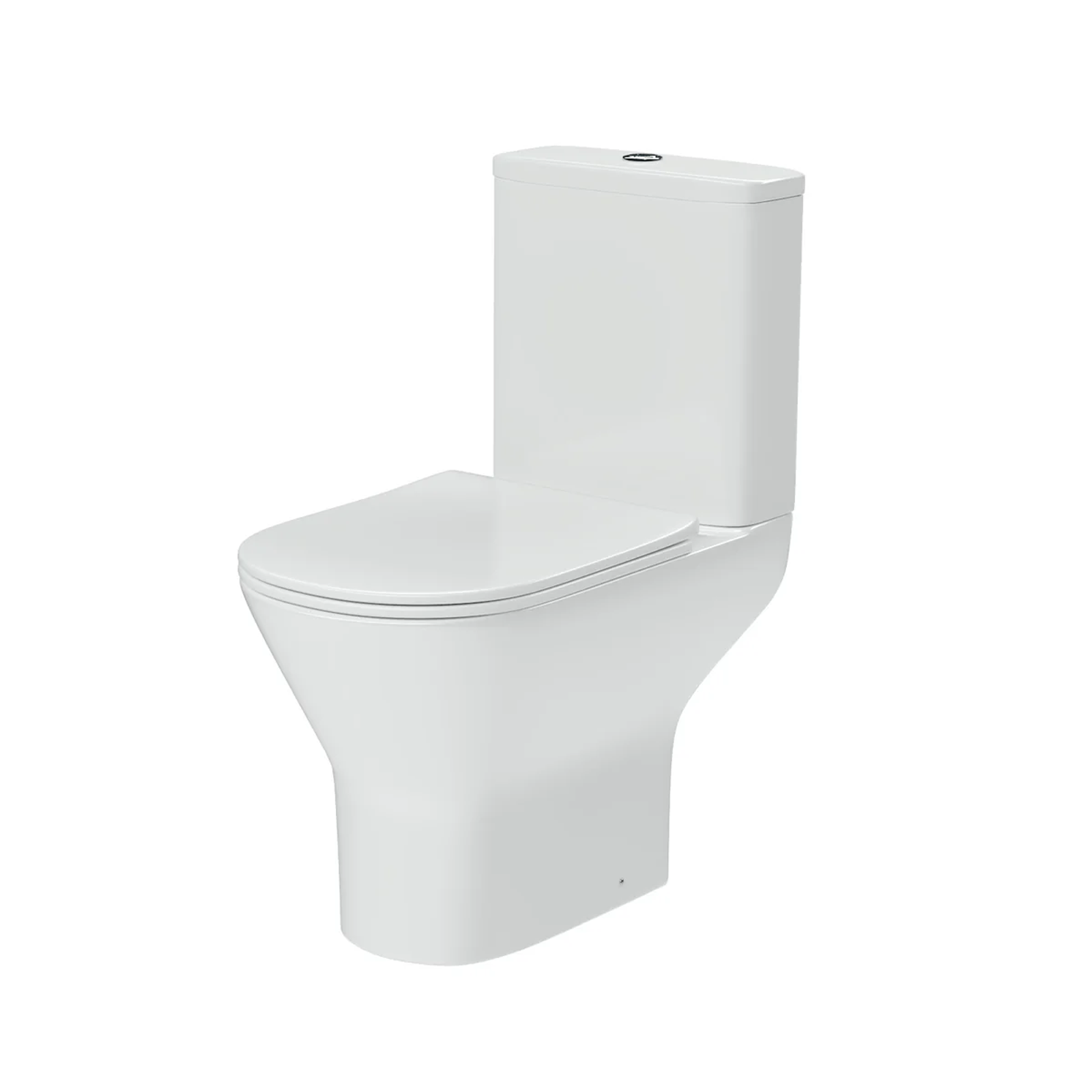 Alexa Cloakroom Close Coupled Toilet & Corner Wall Hung Basin Set