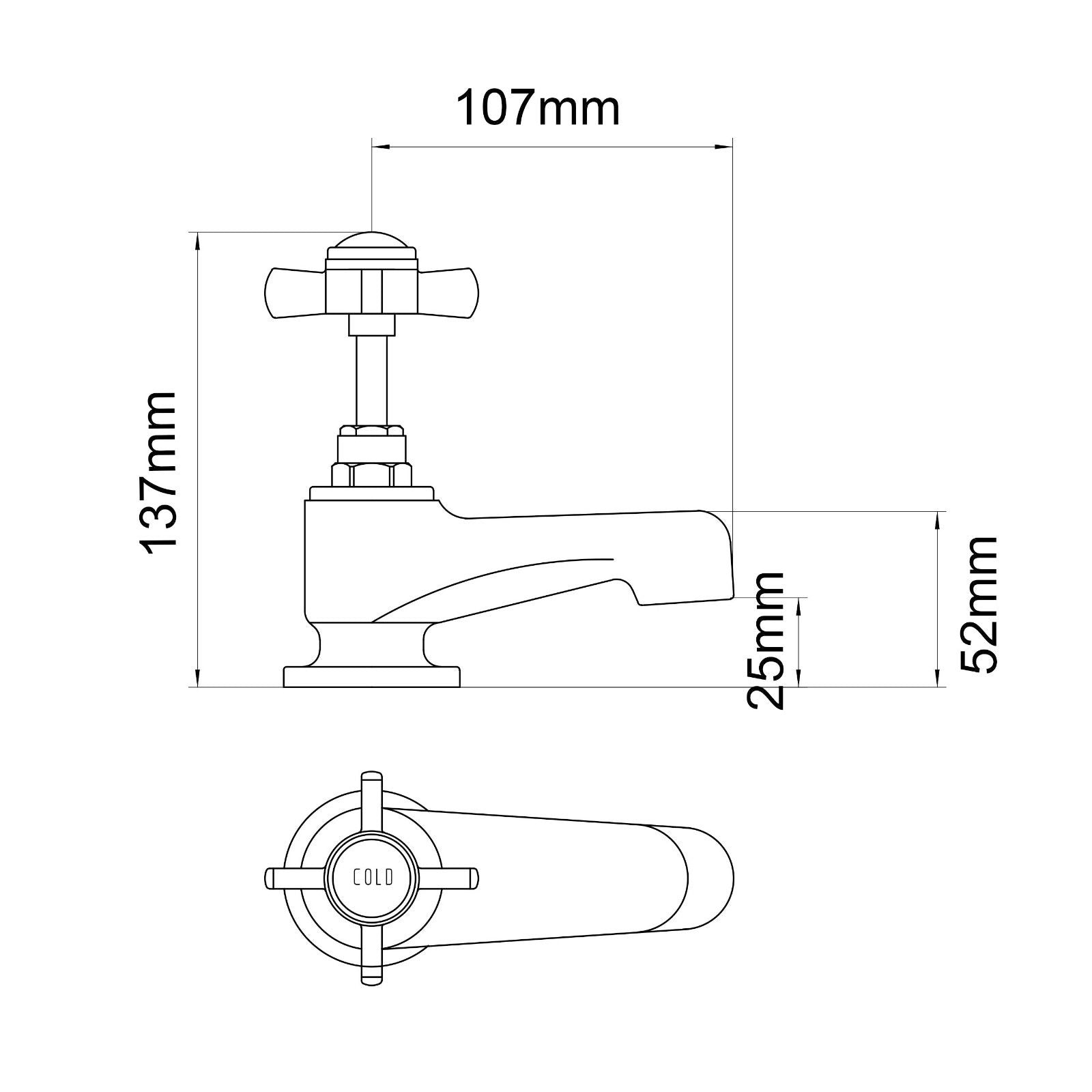 Edwardian Twin Basin Taps & Bath Shower Mixer Tap Chrome