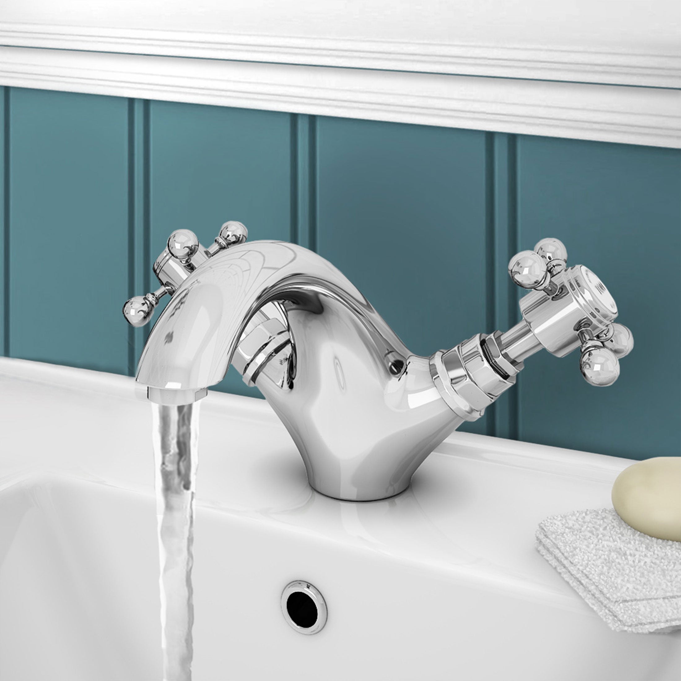 Churchill Curved Mono Mixer Basin Tap