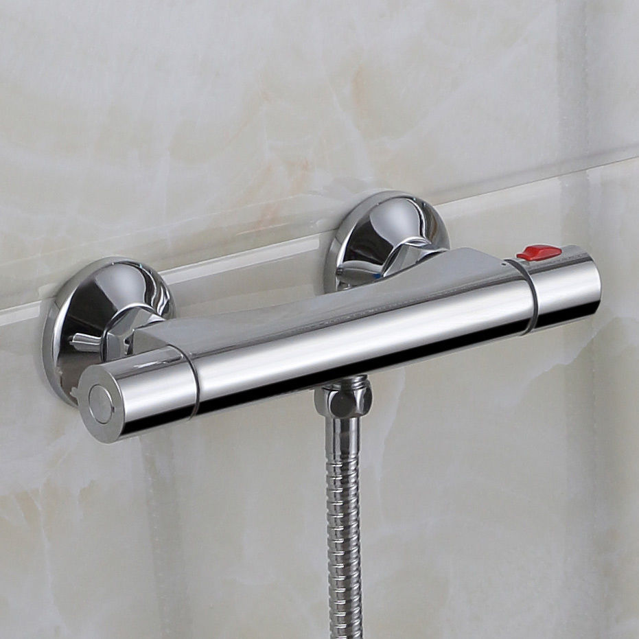 Zeta Round Thermostatic Bar Shower Valve