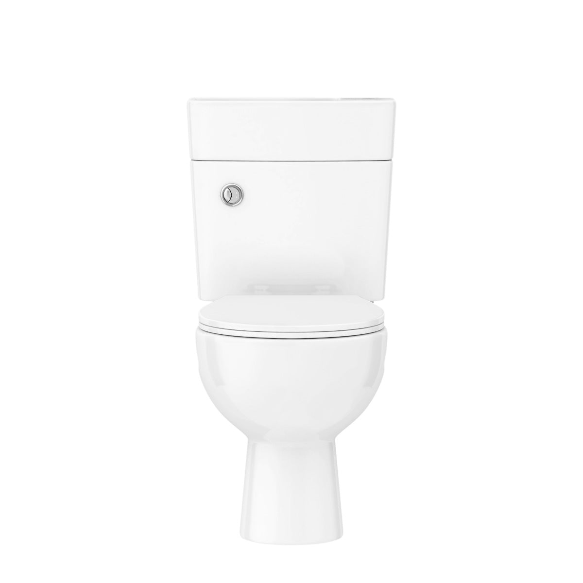Promo Modern 2 in 1 Compact Combo White Basin and Close Coupled Toilet