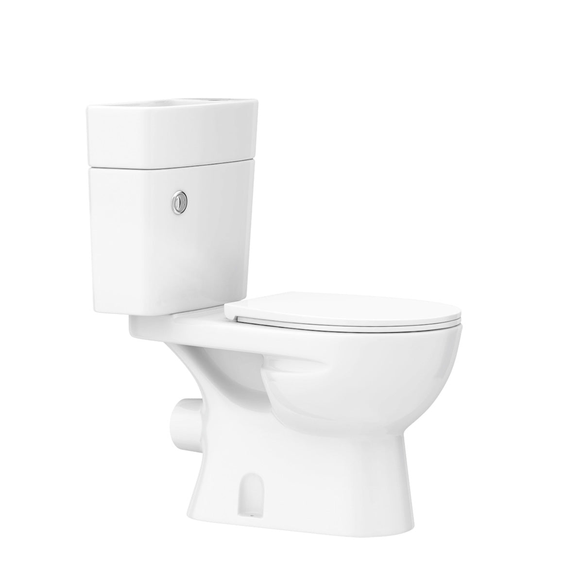 Promo Modern 2 in 1 Compact Combo White Basin and Close Coupled Toilet