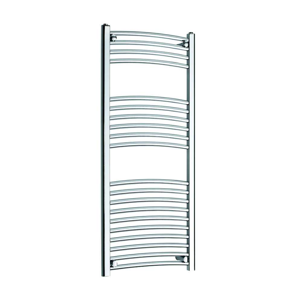 Kartel 1200 x 500mm Curved Towel Radiator Rail Chrome