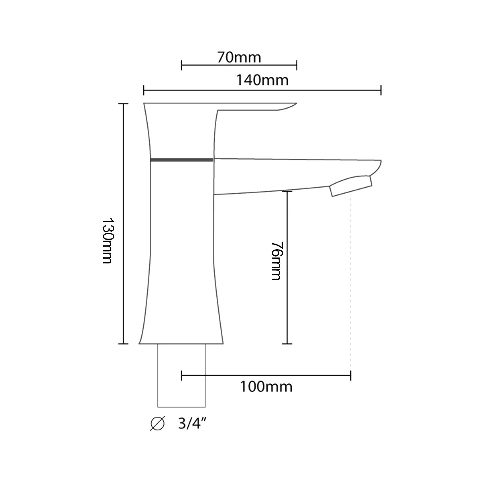 Perth Bath Mixer Tap With Shower Handset